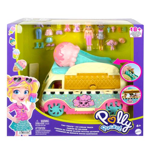 Boneca - Polly Pocket - Caminhao de Sorvetes MATTEL