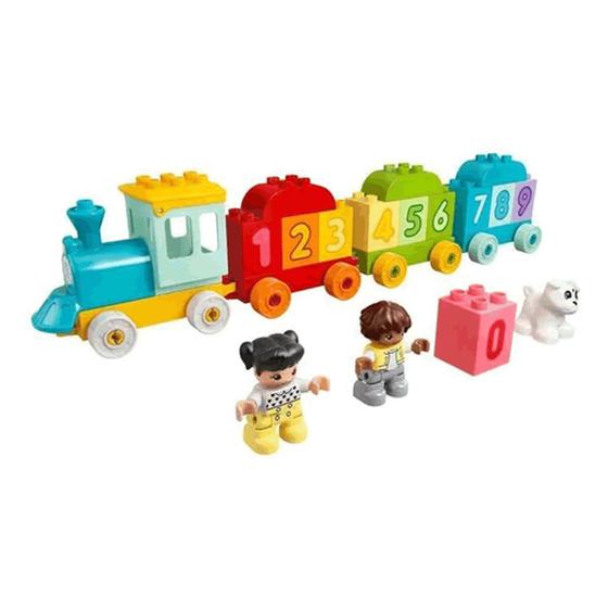 Conjunto blocos de montar tema trem brinquedo educativo nao informada