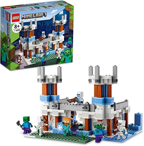 Blocos de Montar - Minecraft - O Castelo de Gelo LEGO DO BRASIL