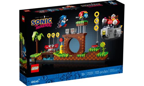 Blocos de Montar - Sonic the Hedgehog - Green Hill Zone LEGO DO BRASIL