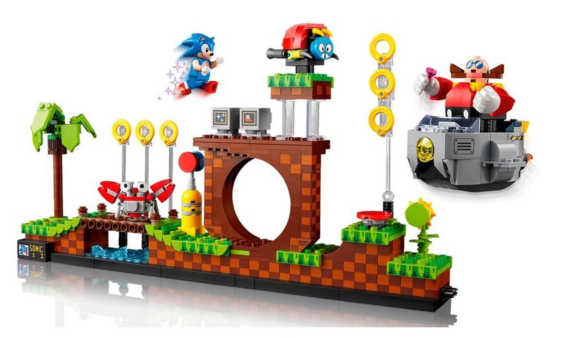 Prime Arcade - A LEGO anunciou que vai lançar um conjunto do Sonic the  Hedgehog, que será inspirado na fase Green Hill Zone do jogo Sonic Mania.  😍 A coleção que terá