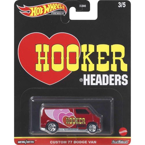 Carrinho Hot Wheels - Cultura Pop 1:64 - Custom 77 DODGE VAN MATTEL