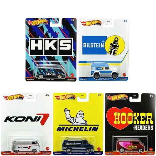Carrinho Hot Whells - Cultura POP 1:64 Sortimento - KIT5 MATTEL