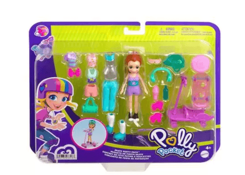 Boneca - Polly Pocket - Com Acessorios - Festa De Patinacao MATTEL
