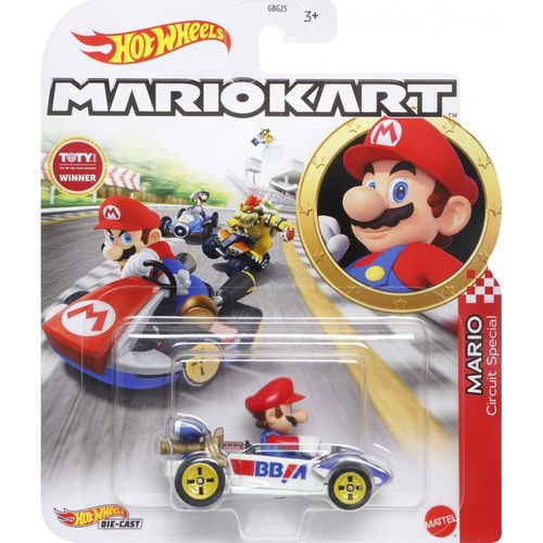 Hot Wheels - Tanooki Mario - Standard Kart - Mario Circuito Special MATTEL