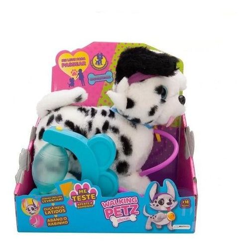 Pelucia - Walking Petz Dalmata - Interativa MULTIKIDS