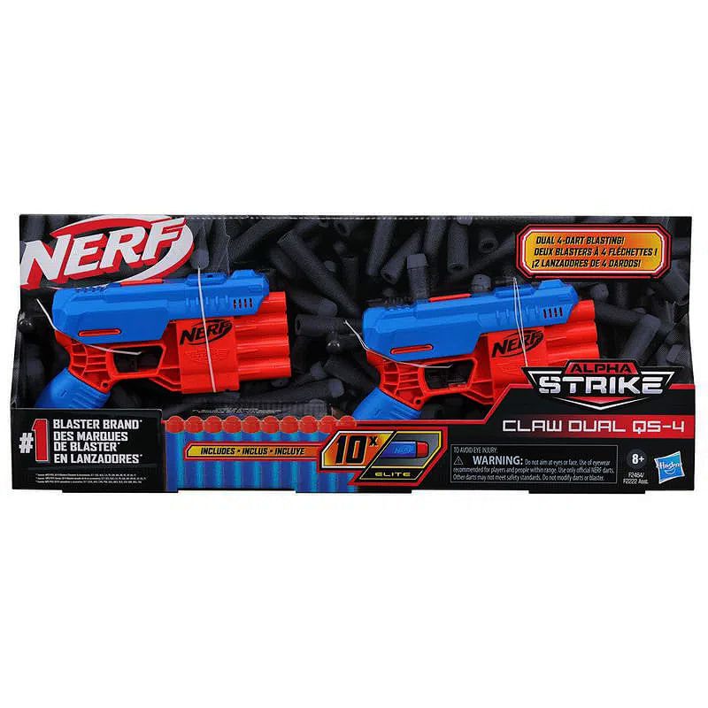 Lançador Nerf Alpha Strike Com Mira Da Hasbro Lr1 F2254