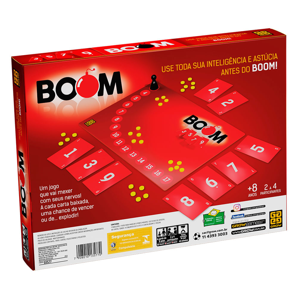 Jogo Boom - Loja Grow