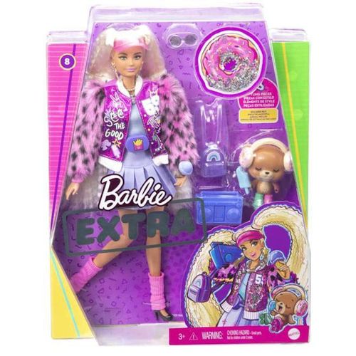 Boneca -Barbie Fashion - Extra Cabelo Loiro MATTEL