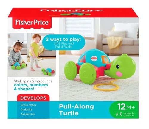 Empurra Tartatuga - Fisher-Price - Brinquedo para Bebes - MATTEL