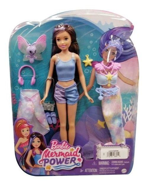 Boneca Articulada - Barbie Dreamtopia - 2 em 1 - Princesa-Sereia - Mattel