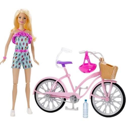 Boneca Barbie C/ Bicicleta Mattel - HBY28 - Shoploko - Por você, para você