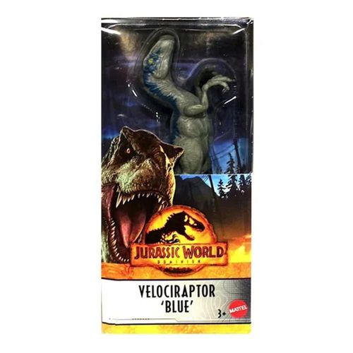 Boneco Jurassic World - Velociraptor Blue MATTEL
