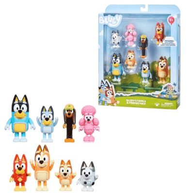 Bonecos - Miniaturas Familia e Amigos Blueys (7913) CANDIDE