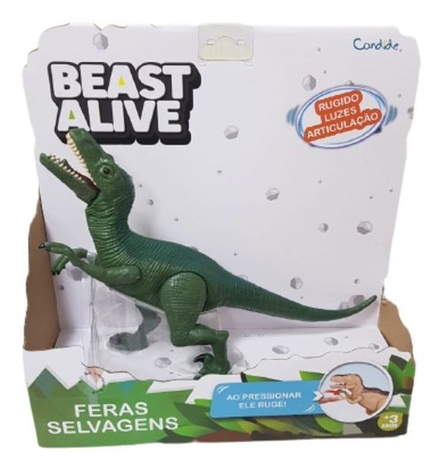 Dinossauro Zuru Robo Alive: Dino Action T- Rex Vermelho Figura articulada -  Zuru