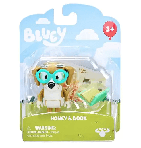 Figura Bluey Story - Starter Single Pack - Honey e Book MATTEL