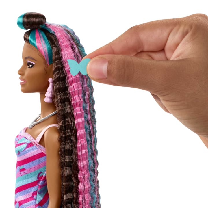 Boneca - Barbie Totally Hair - Vestido Borboleta - HCM91 MATTEL