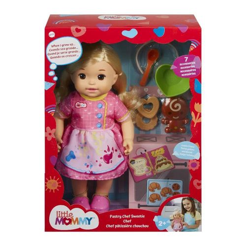 Boneca - Little Mommy Pequena Chef Cor/Rosa MATTEL