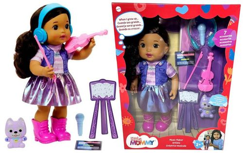 Boneca - Little Mommy Pequena Artista Cor/Roxa MATTEL