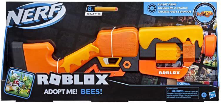 Lançador De Dardos Nerf Roblox Adopt Me Bees! Blaster Hasbro UNICA