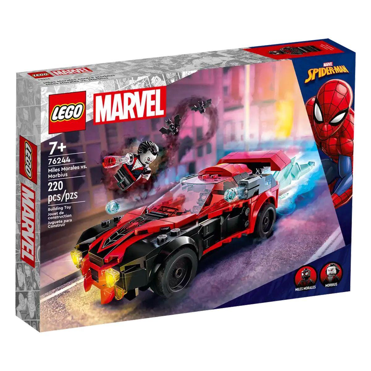 BlocosdeMontar-SuperHeroesMarvel-MilesMoralesxMorbius(76244)LEGODOBRASIL