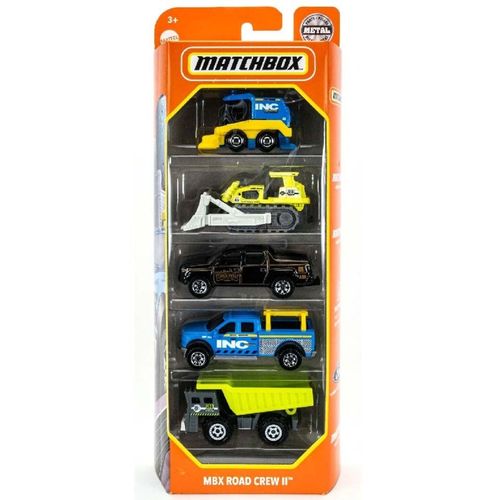 MATCHBOX PACOTE COM 5 CARROS MATTEL
