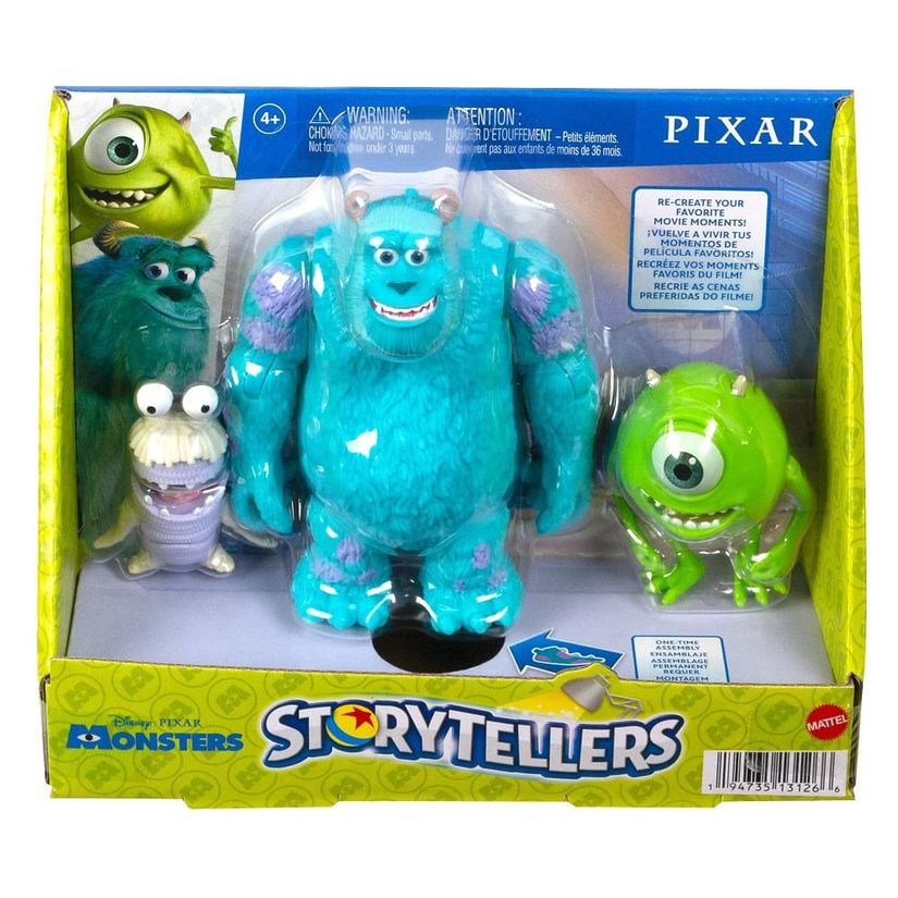 Boneco - Conjunto De Figura Monstros SA PIXAR MATTEL