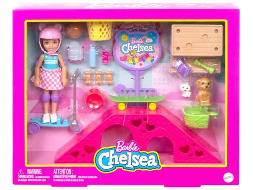 Boneca Barbier -  Conjunto ChelseaPista De Patinacao MATTEL