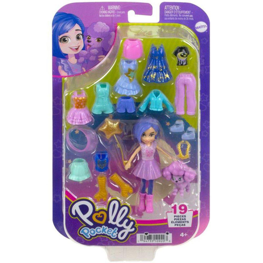 Conjunto e Boneca - Polly Pocket - Lila Shimmer - Mattel