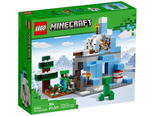 Blocos de Montar - Minecraft - Os Picos Gelados - 21243 LEGO DO BRASIL