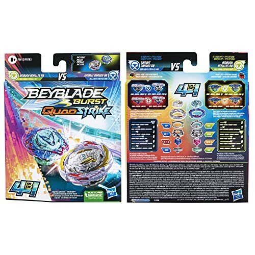 Jogo - Beyblade Burst Quadstrike - Gambit Dragon D8 VS Ambush