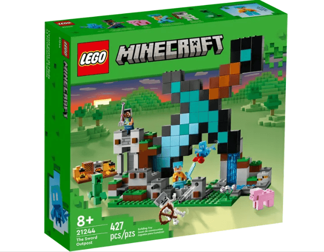 Blocos de Montar - Lego Minecraft - O Posto Avancado da Espada LEGO DO BRASIL