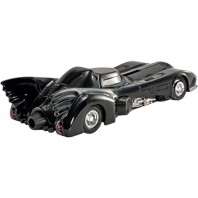 Carrinho miniatura hot wheels dc batmobile - batman batmóvel prata - 3/5 -  escala 1/64 no Shoptime