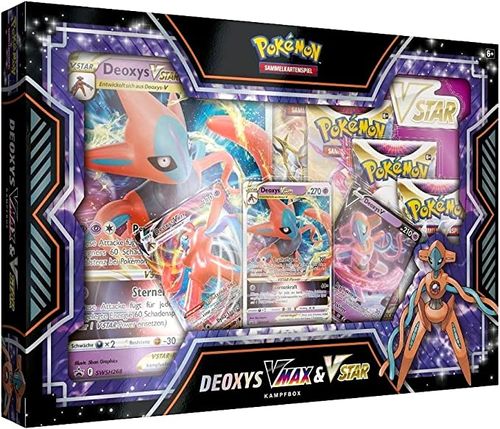 Cartas - Box Pokemon - Colecao de Batalha - Deoxys Vmax e V-Astro COPAG DA AMAZONIA