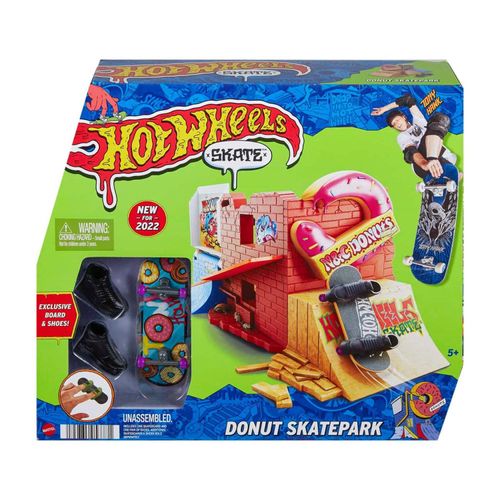 Hot Wheels Mini Skate de Dedo com Tênis Sortido Mattel HGT46