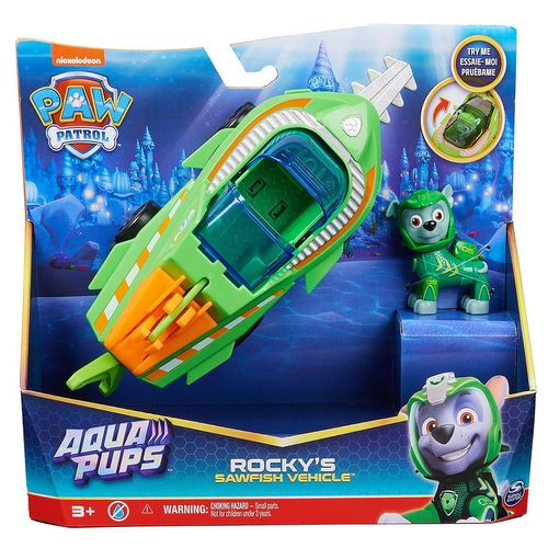 Patrulha Canina - Veiculo Tematico Aqua Pups do Rockys SUNNY