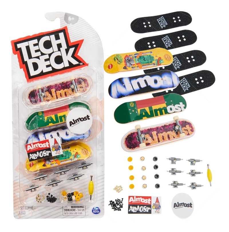 Kit Com 2 Skate De Dedo Tech Deck