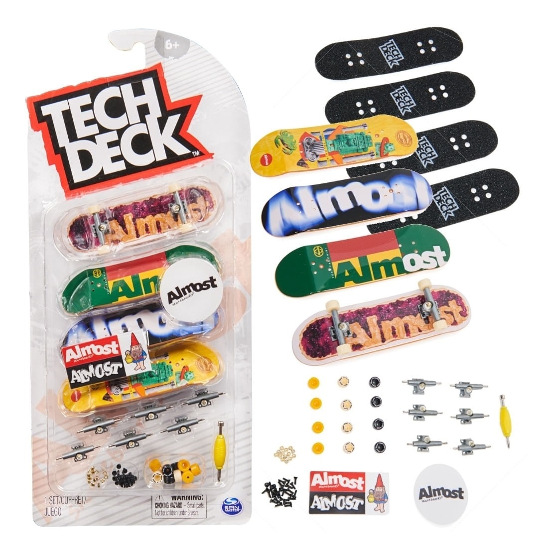 Skate de Dedo Tech Deck Flip Com 6 Skates - Sunny - Ifcat ToyStore
