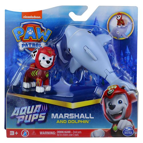 Boneco - Patrulha Canina - Marshall com Gilfinho Aqua pups SUNNY
