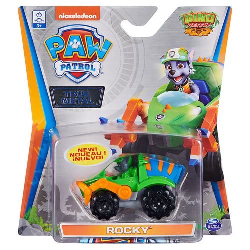 Veiculo - Patrulha Canina - True Metal - Rocky Dino Rescue SUNNY BRINQUEDOS