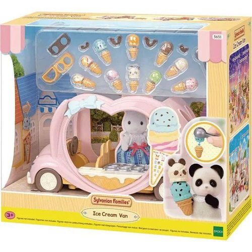 Boneca - Sylvanian Families - Van de Sorvete - 5651 EPOCH MAGIA