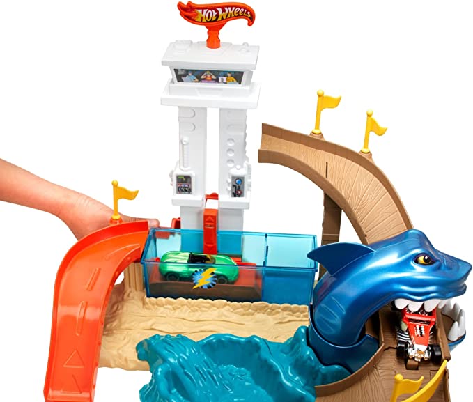 Pista Hot Wheels City Ataque Tubarão - Mattel - Pistas de