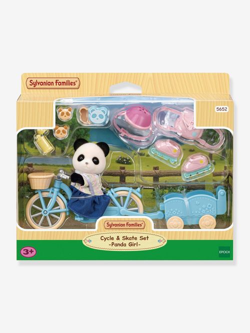 Boneca - Sylvanian Families - Bicicleta e Patins - Menina Panda - 5652 EPOCH MAGIA