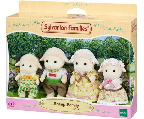 Bonecos - Sylvanian Families - Familia das Ovelhas - 5619 EPOCH MAGIA