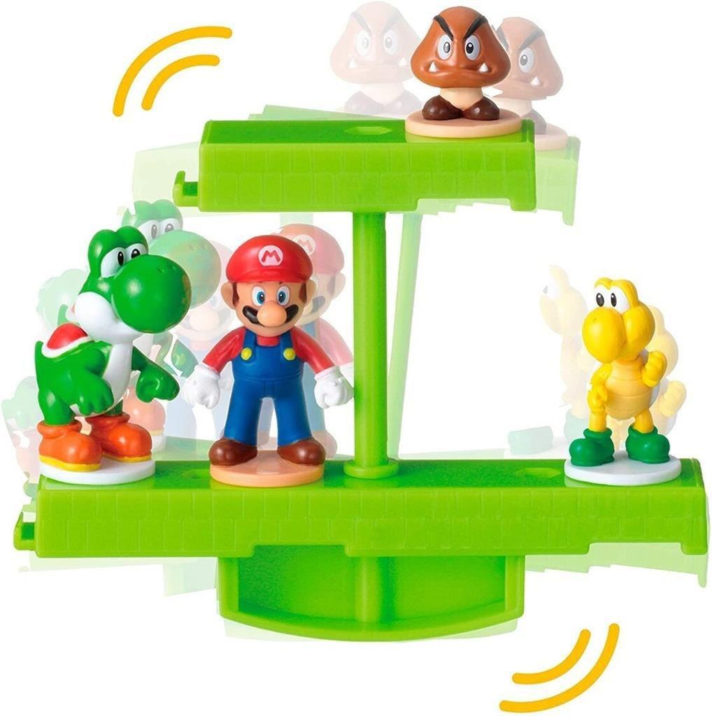 Conjunto De Mini Figuras - Super Mario - Jogo Do Equilíbrio