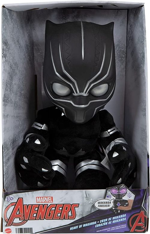 PELUCIA PANTERA NEGRA COM LUZ E SOM MATTEL