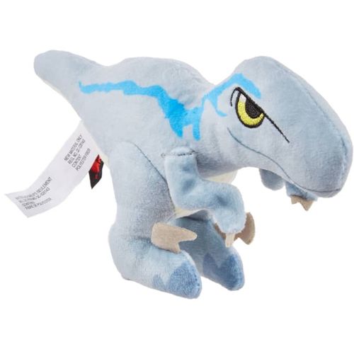 Pelucia - Jurassic World - Mini Dinossauro Com Som - Velociraptor Blue - HHB22 MATTEL
