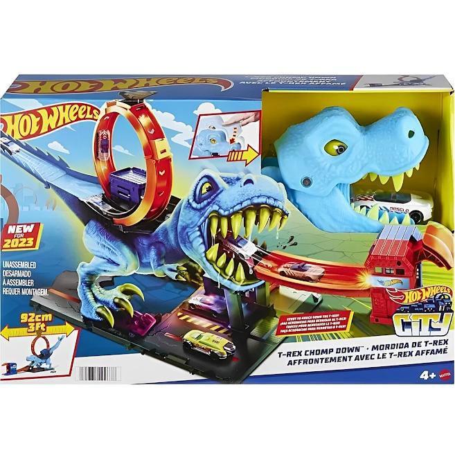 Pista - Hot Wheels - City Mordida Do T-Rex - HKX42 MATTEL