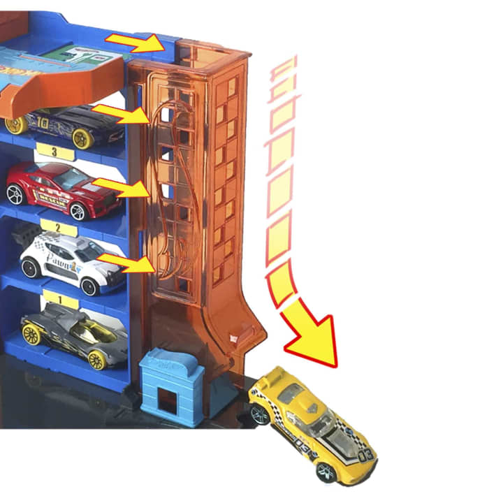 Pista Hot Wheels City Garagem Mattel HDR28 - Pistas de Brinquedo