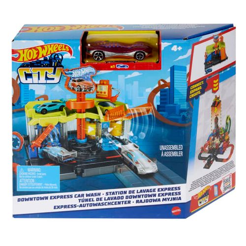 Pista Hot Wheels - Lava Rapido Expres no Centro da Cidade MATTEL